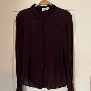 Bella Dahl High Low Hem Blouse, Size M